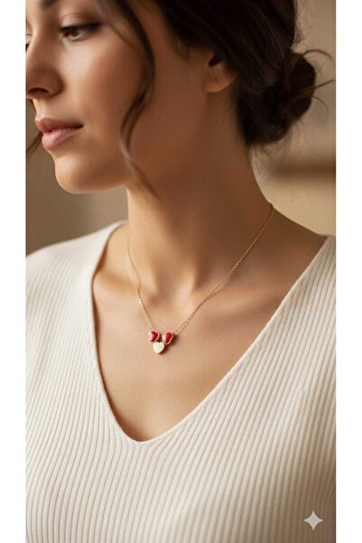 SOSYETEZGAHI Heart Necklace Lover's Gift