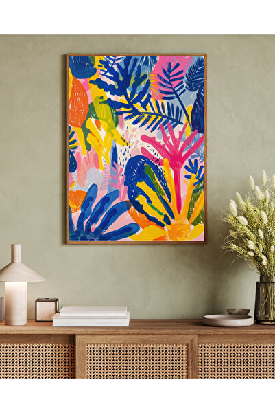 woodhomeworks Tablou decorativ pentru birou, dintr-o singură piesă, seria Mat...