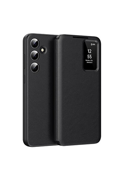 Techsuit Husa Samsung Galaxy A56 SmartView Neagra