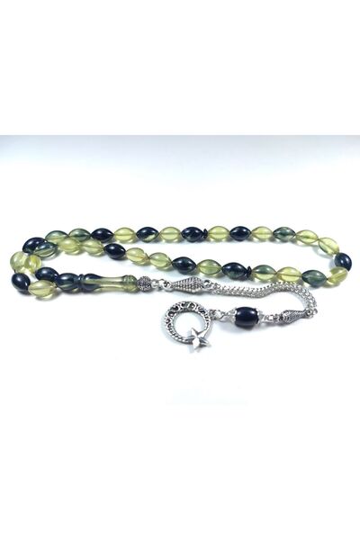 İskeçe Tesbih Silver Plated Tufted Dry Lathe Double Polished ClampingBernel C...