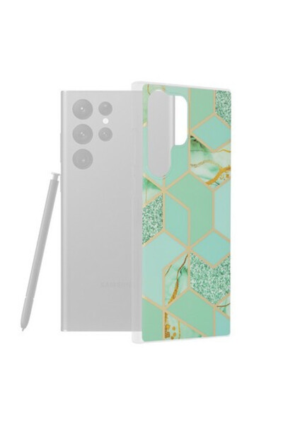 Techsuit Husa Samsung Galaxy S23 Ultra - Marble Green