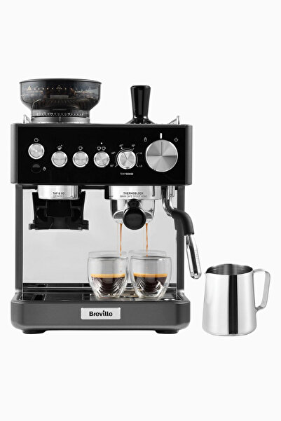Breville Barista Sense Espresso Makinesi, Entegre Öğütücü ve Süt Köpürtücü, 1...