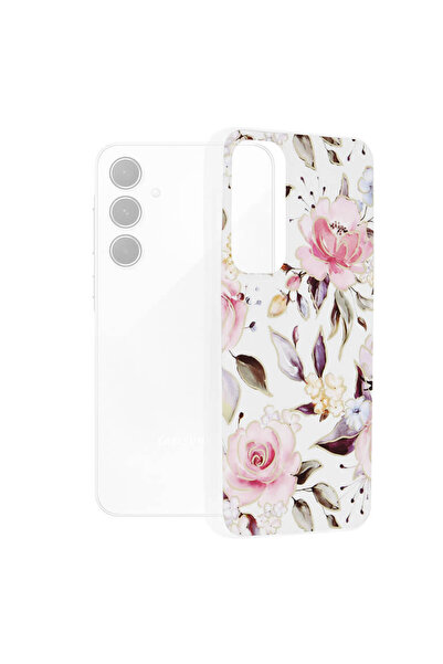 Techsuit Husa Samsung Galaxy A35 Flower White