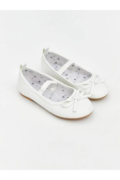 LC Waikiki Balerini pentru fete cu imprimeu cu funde (S6)