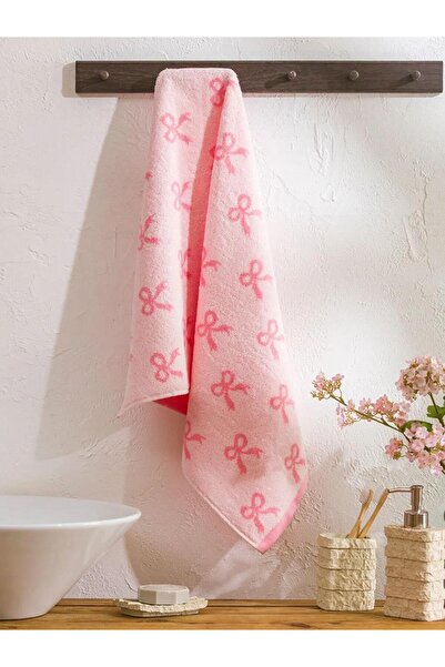 LC Waikiki Bow Printed Cotton Face Towel 50X80 cm (S6)