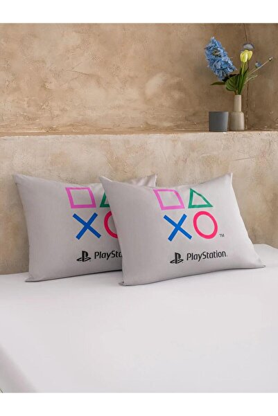 LC Waikiki Black Printed Woven Pillowcase Set of 2 50X70 cm (S6)