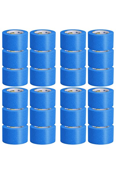 Crocodileskids Set of 24 Masking Tape Rolls, UV Resistant, 48mmx50m, Resistan...