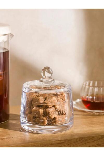 LC Waikiki Colorless Glass Sugar Bowl 4 cm (S6)