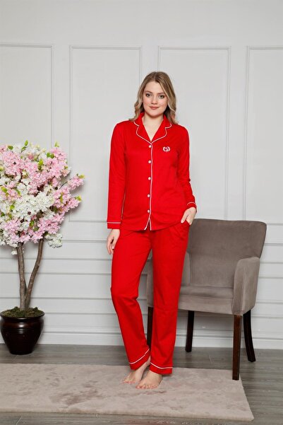 bie's Women's White Ribbed Shirt Collar Front Buttoned Pocketed Long Sleeve S...