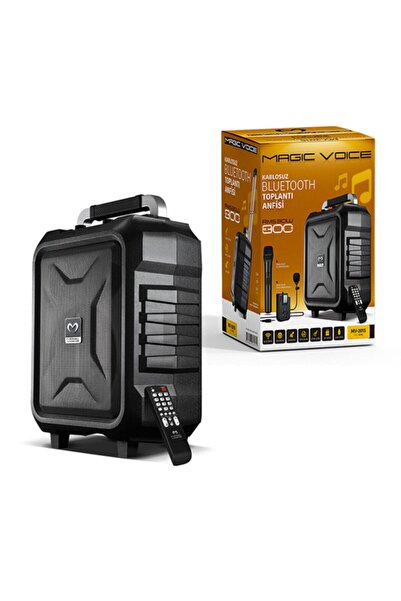 Allians Taşınabilir VHF El ve Yaka Mikrofonlu Ses Sistemi, Usb, SD, BT özellikli