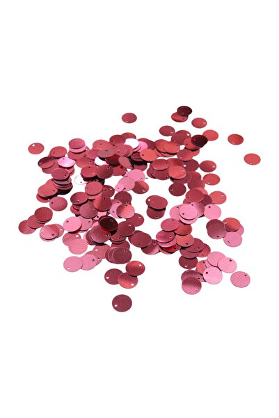 Serhat Aksesuar ve El İşçilik Metalize Pembe 10 mm Yandan Delikli Plastik Pul...