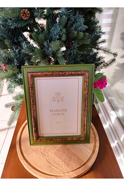 Madame Coco إطار صورة سيرا - أخضر / بني 15 × 21 سم