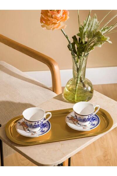 LC Waikiki Yellow Metal Tray 35 cm (S6)