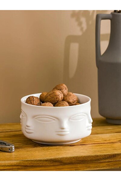 LC Waikiki Face Printed Porcelain Bowl 16 cm (S6)