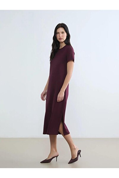 LC Waikiki Crew Neck Slit Dress (S6)