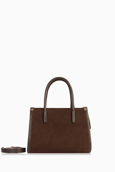 Tuğba Süet Kol Çantası - Kahve