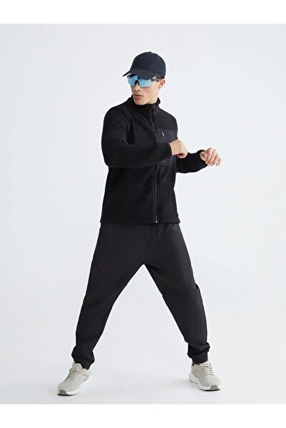 LC Waikiki Μαύρο ανδρικό αθλητικό παντελόνι τύπου Jogger (S6)