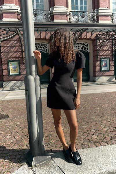 zoezoe ZR Mini Boy Yarım Kollu Pensli Elbise