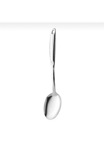 cc bin shihon High-quality stainless steel cooking spoon, rust-resistant, wit...