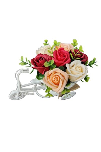 victiny Aranjament floral cu 7 trandafiri de săpun