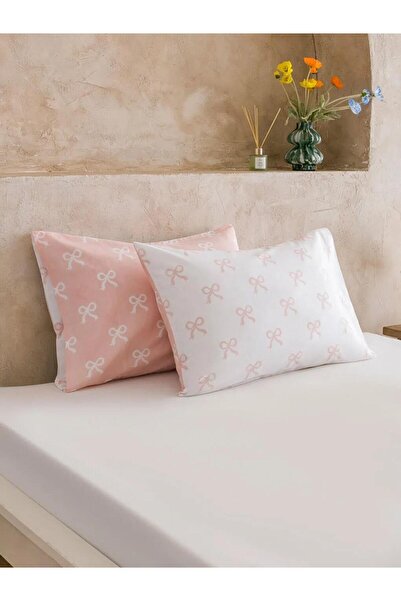 LC Waikiki Pink Bow Printed Pillowcase 2-Pack 50X70 cm (S6)