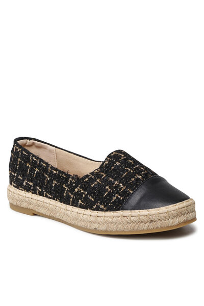DeeZee Espadrilles Women Black WSS990-104