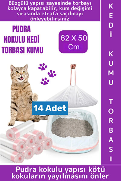 Wintoup حقيبة رمل للقطط مقاومة للتمزق ومضادة للروائح الكريهة، حقيبة رمل معطرة...