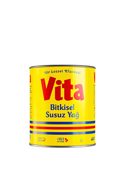 vita Yağ Bitkisel Katı Susuz Margarin 2 Lt (Bitkisel Susuz Yağ 2 Lt)