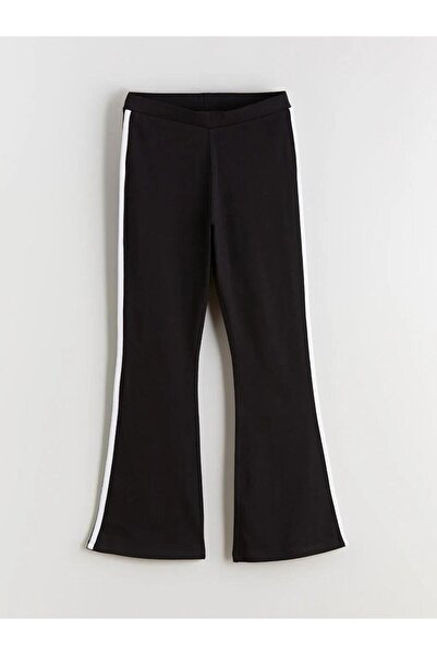 LC Waikiki Черни раирани испански клинчета за момичета (S6)