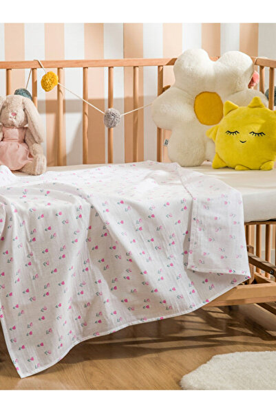 LC Waikiki Quality Pieces from Çelebi Store Floral Patterned Baby Girl Muslin...