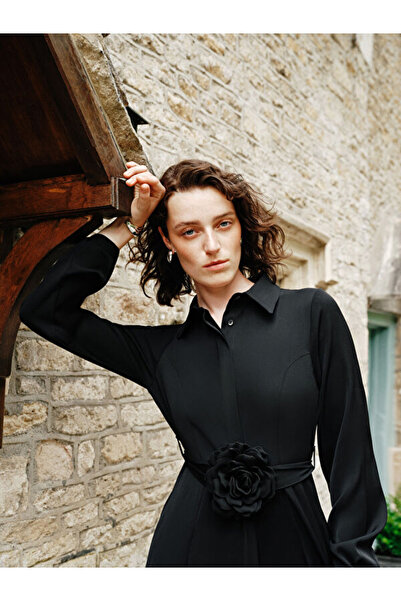 LC Waikiki Quality Pieces from Çelebi Store: Crepe Shirt Dress with Belt