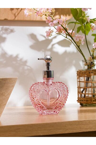 LC Waikiki Dozator de săpun lichid din sticlă în formă de inimă (S6)