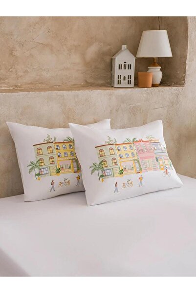 LC Waikiki Mixed Printed Cotton Pillowcase 50X70 cm 2-Pack (S6)