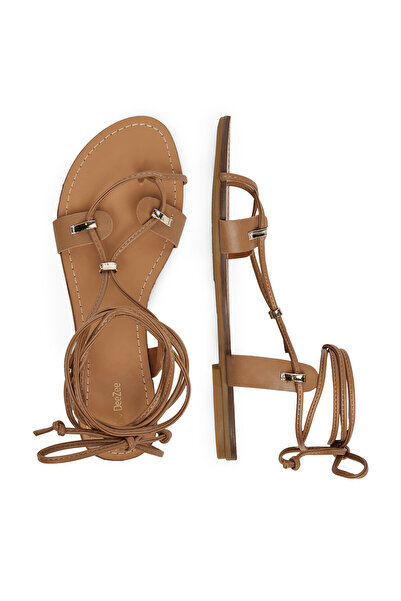 DeeZee women's sandals brown F103-57