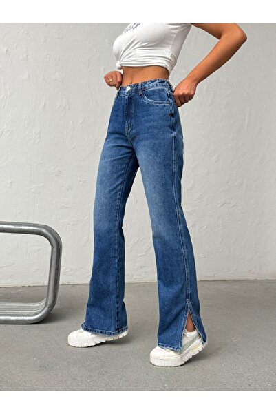 ADAMODA.RO Flared jeans with side slits