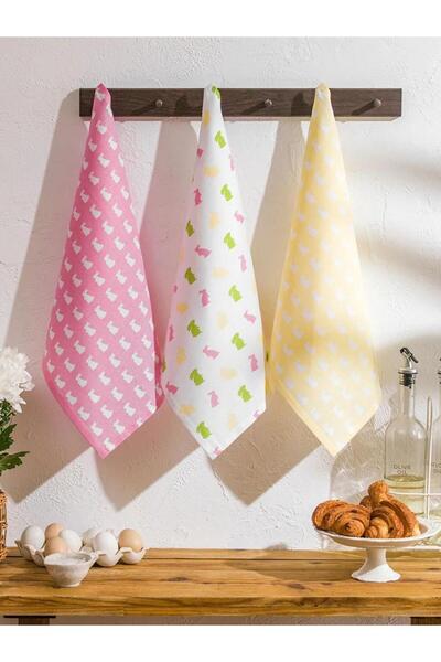 LC Waikiki Mixed Printed Tea Towels 3-Pack 40X50 cm (S6)