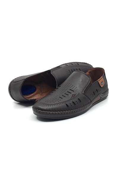 CATELLİ 100% Genuine Leather Men's Orthopedic Summer Comfortable Daily Sandal...