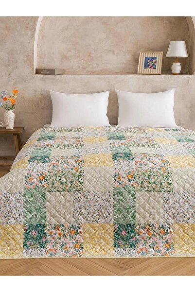 LC Waikiki Mixed Floral Patterned Bedspread 200X220 cm (S6)