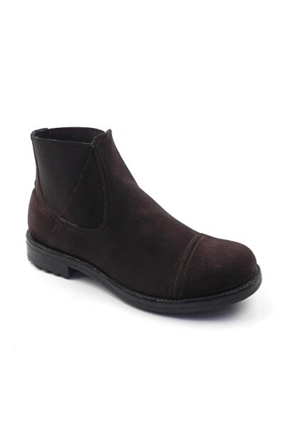 ZAZAMAG Men's boots made of natural suede Nicholas, brown