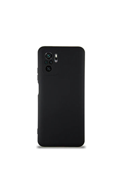 bewn Redmi Note 10S Compatible Black Velvet Phone Case with Velvet Interior