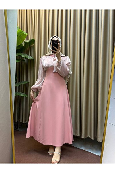 asyadabutik Γυναικείο βραδινό φόρεμα με λεπτομέρεια από πέτρα στο στήθος, από...