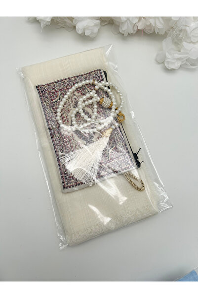 LenaToptan 10 Pieces of Flared Scarves, Wallet and Prayer Beads Set, Hajj Umr...