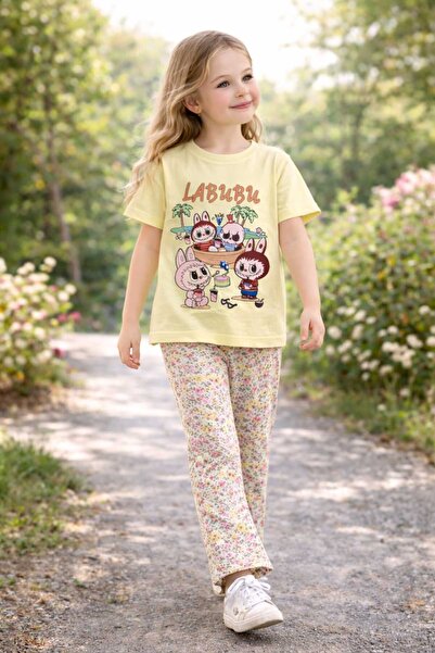 krm kerem bebe Set pentru fete cu model și detalii stil spaniol