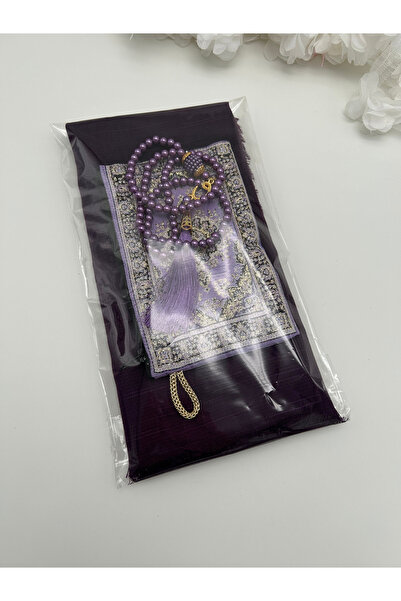 LenaToptan 10 Pieces of Flared Scarves, Wallet and Prayer Beads Set, Hajj Umr...