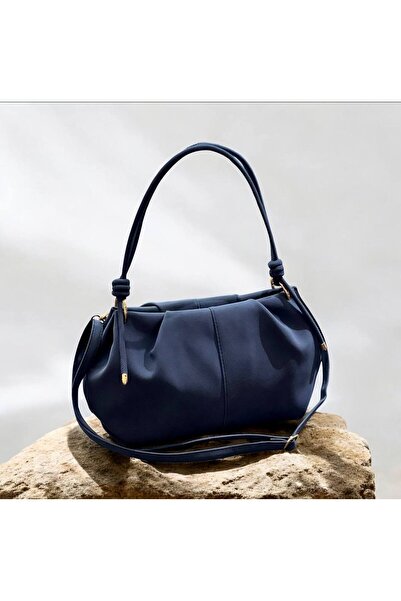 Shero shoes Women's Ossi̇ Suede Pleated Shoulder Bag