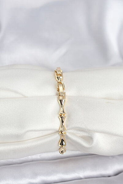 Lisinya سوار نسائي من سلسلة VIP باللون الذهبي النحاسي مرصع بحجر الزركون -