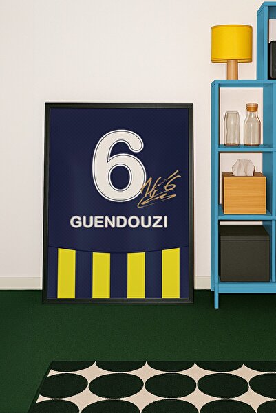 Base Concept Mattéo Guendouzi 6 İmzalı Poster Tablo (Çerçeveli)
