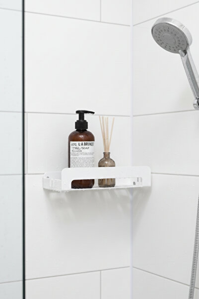 Grandmix Metal Bathroom Shelf Wall Mounted 30 cm Decorative Kitchen Spice Rac...