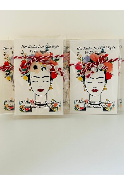 marteniçka 25 Pieces of International Women's Day Bracelets with Heart Cards ...