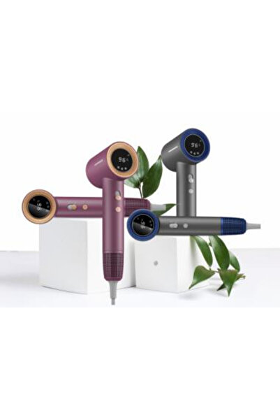 Heinner HAIR DRYER HHD-H17DBLDC-GY, 1700 W, DISPLAY, 3 POWER LEVELS, 4 TEMPER...